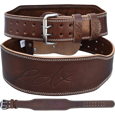 RDX 4 INCH LEATHER WEIGHT LIFTING BELT-1